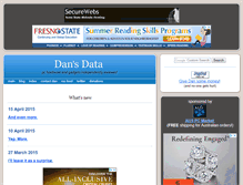 Tablet Screenshot of dansdata.com